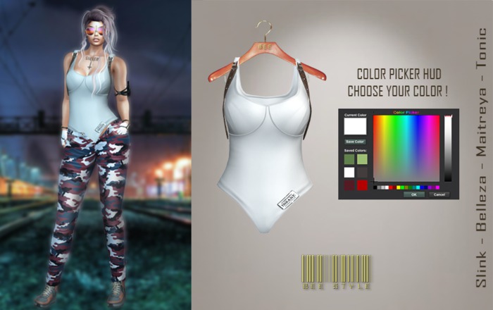 .:Bee:. Bodysuit Plain #ADD/WEAR TO UNPACK