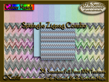 Spangle Zigzag Combo Textures