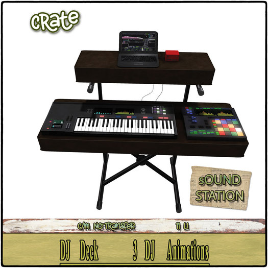 crate sOUND Station DJ Deck