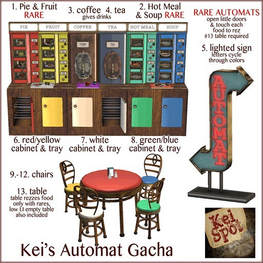 3. Kei's Automat Gacha (coffee)