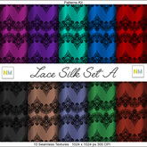 Lace Silk Set A 10 Seamless Fabric Textures NM