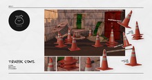 LAZZZY . traffic cone with bar