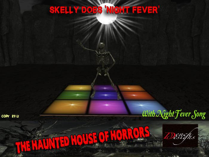 Halloween Animesh Dancing Skeleton (Night Fever)