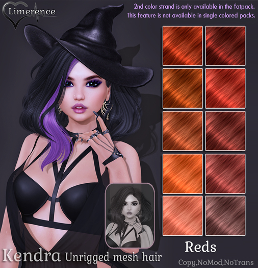 {Limerence} Kendra hair-Reds
