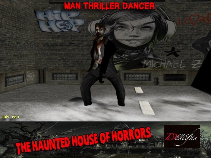 *Dench Designs* Animesh Zombie Man Thriller Dancer