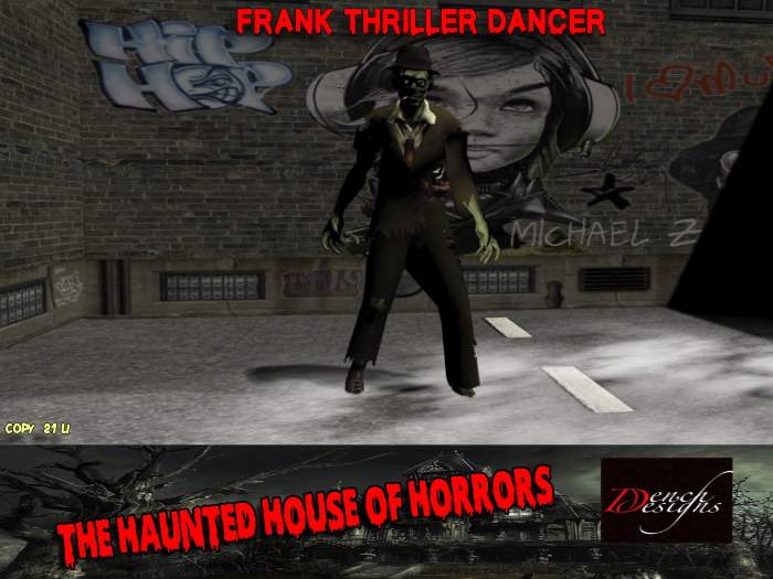 *Dench Designs* Animesh Zombie Frank Thriller Dancer