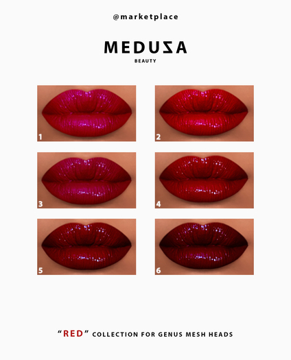 MEDUZA GENUS RED GLOSS COLLECTION