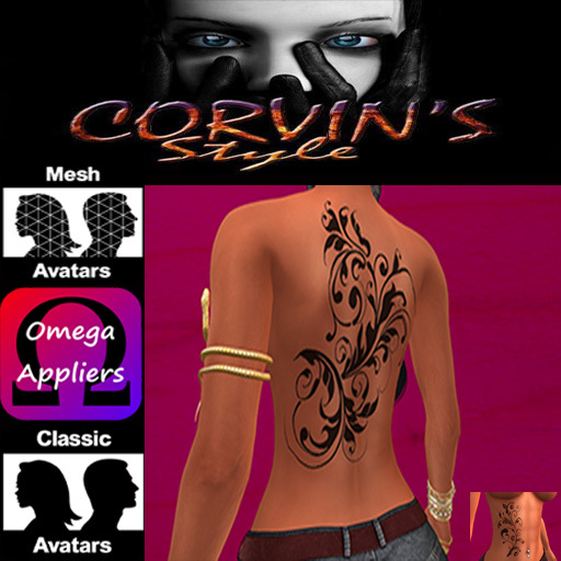 Tribal_Flower_Tattoo_OmegaMeshBody+ClassicBody