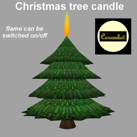 Christmas tree candle