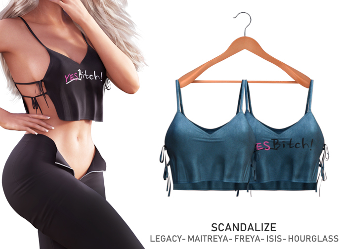 SCANDALIZE. Karolinye TOP. Marine