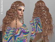 FaiRodis Amneris hair black1 with pearl decoration DEMO pack