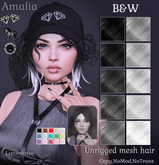 {Limerence} Amalia hair-B&W