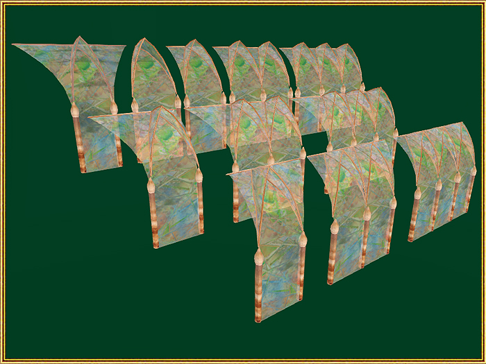 ARCH Glass elven arch Set 2 ( Full perm )