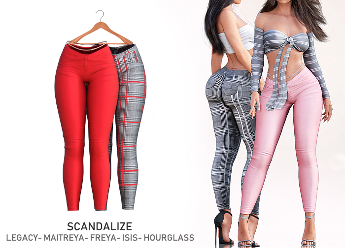 Scandalize. Indyle Pants. Fluor