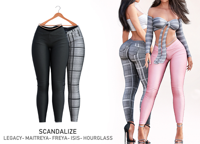 Scandalize. Indyle Pants. Black