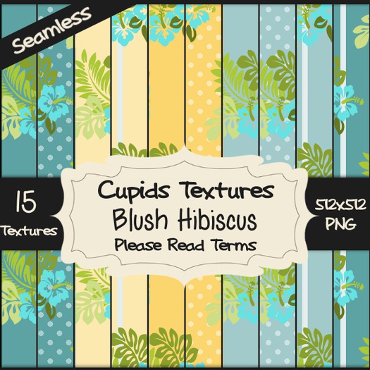 *Cupids Textures * 15 BLUSH HIBISCUS