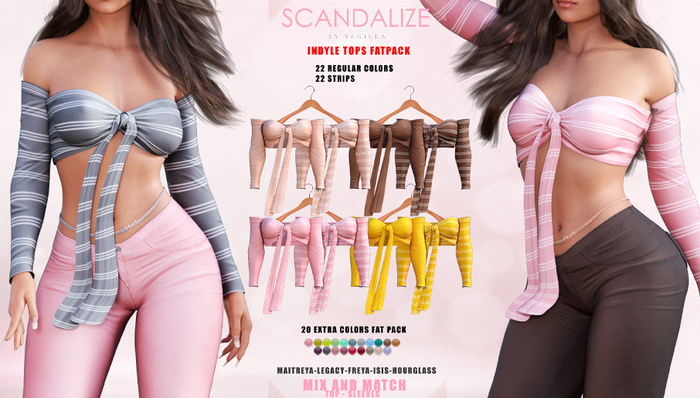 Scandalize. Indyle Top. FATPACK