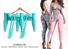 Scandalize. Indyle Top. Aqua