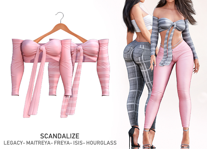 Scandalize. Indyle Top. PinkPale