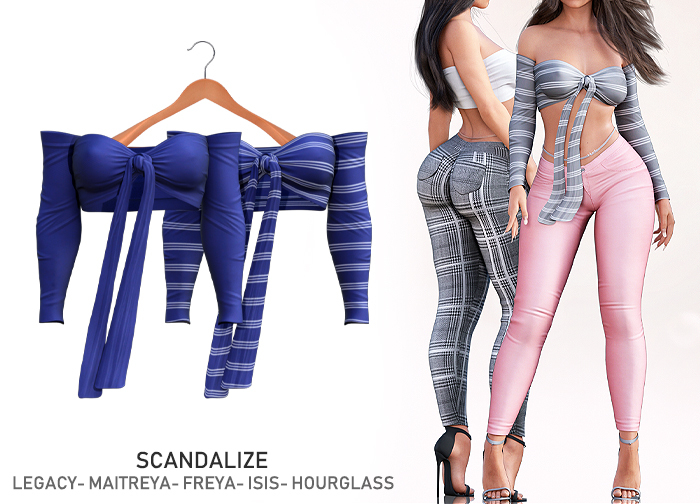 Scandalize. Indyle Top. MidNight