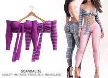 Scandalize. Indyle Top. Lila