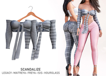 Scandalize. Indyle Top. Grey