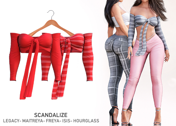 Scandalize. Indyle Top. Fluor