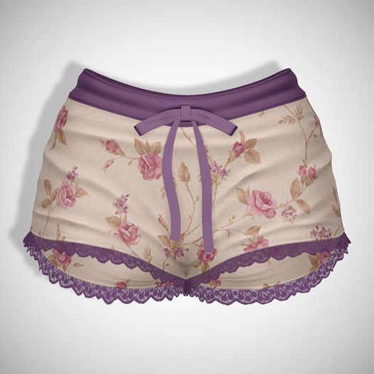 ChicModa // Elvi Shorts // NUDE FLORAL