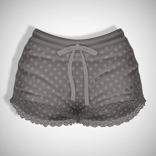 ChicModa // Elvi Shorts // GRAY DOTS