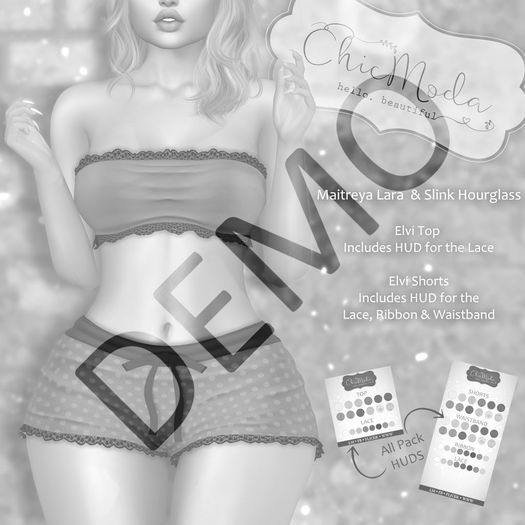 ChicModa // Elvi Top & Shorts // DEMO