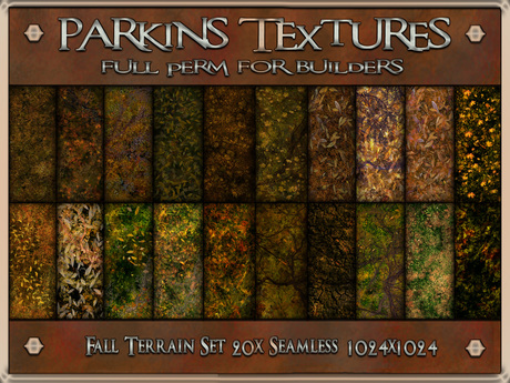 Fall Terrain Second Life Marketplace - Parkins Textures - Fall Terrain Set V2 - 20x ...