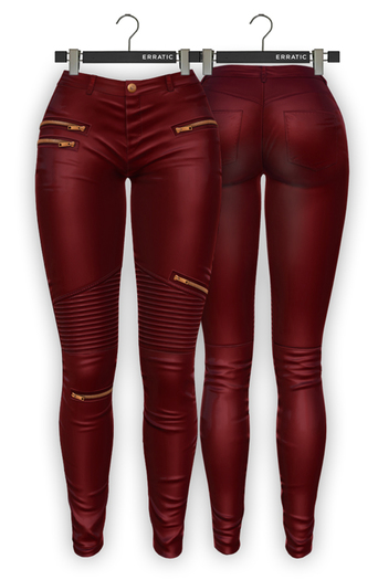 erratic / alex - pants / burgundy (Maitreya Lara, Lara Petite / Legacy Classic + Perky / Kupra / Reborn)