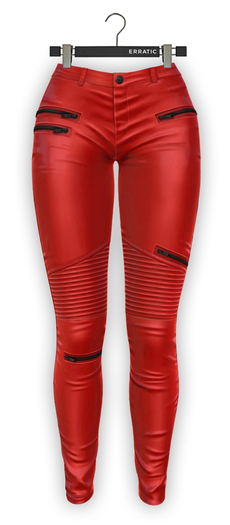 erratic / alex - pants / red (Maitreya Lara, Lara Petite / Legacy Classic + Perky / Kupra / Reborn)