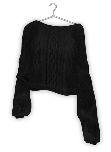 erratic / wendy - top / black (maitreya)