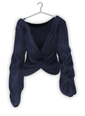 erratic / wendy - top / navy (maitreya)
