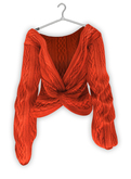 erratic / wendy - top / orange (maitreya)