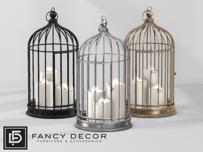 Fancy Decor: Caged Candles Fatpack (add me)