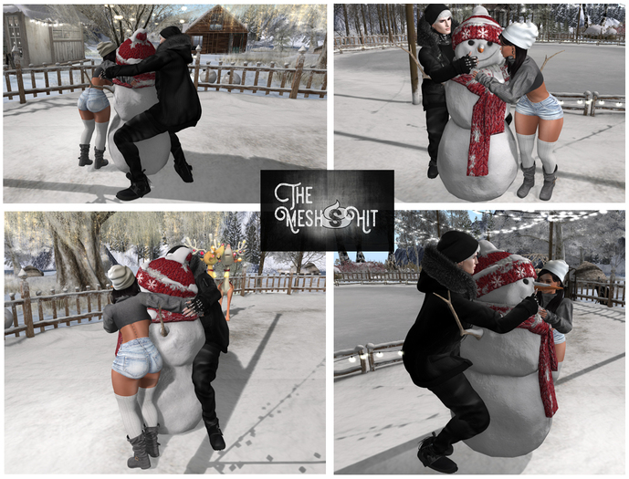 TM(s)H, making a snowman pose