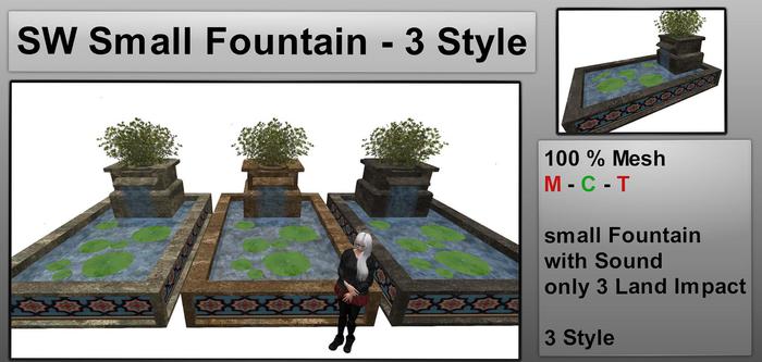 SW Small Fountain - 3 Style