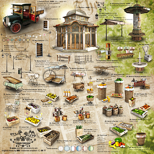 02 - 8f8 - Green Grocers - Delivery Truck RARE 