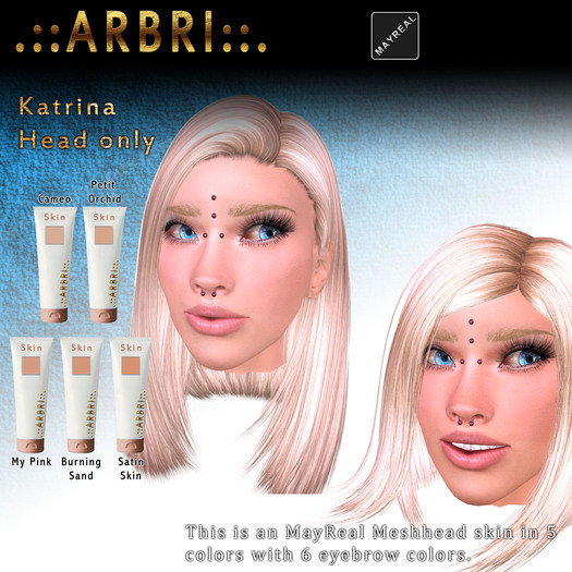 .::Arbri::. Katrina Skin Set A Head (MayReal)