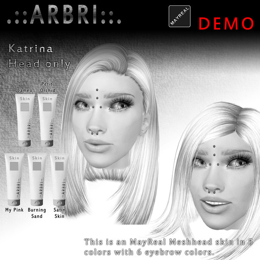 .::Arbri::. Katrina Skin Set A Head DEMO (MayReal)