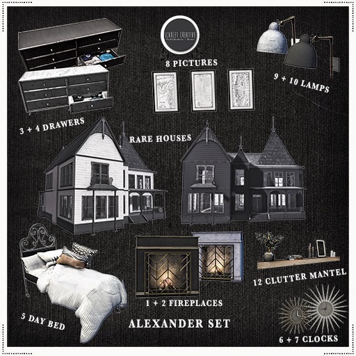 Scarlet Creative 7. Alexander Clock White MT Box