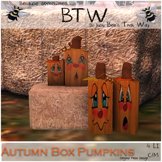 BTW - Autumn Box Pumpkins (ADD ME)