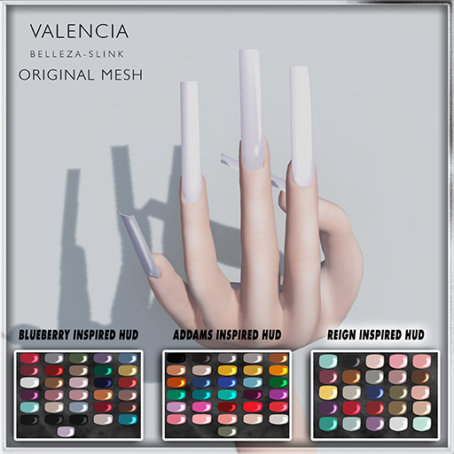 {BK} Valencia Bento Nails Reign Inspired Fatpack V2 (ADD ME)