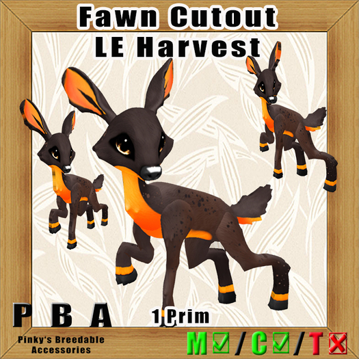 PBA - Fawn Cutout LE Harvest Box