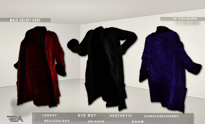 R2A VELVET COAT W/HUD