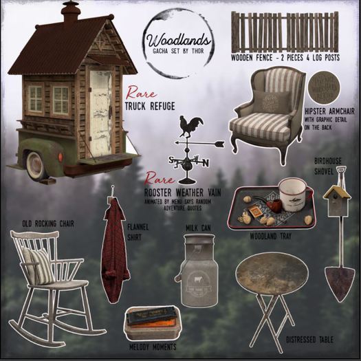 ..::THOR::.. Woodlands Gacha Set - Milk Can