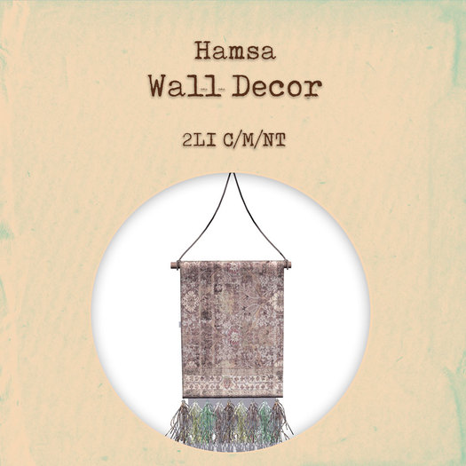 crate Hamsa Wall Decor