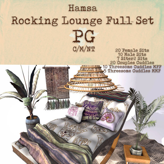 Hamsa Rocking Lounge Full Set PG